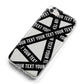 Caution Tape Custom Phrase iPhone 8 Bumper Case on Silver iPhone Alternative Image