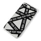Caution Tape Custom Phrase iPhone 8 Plus Bumper Case on Silver iPhone Alternative Image