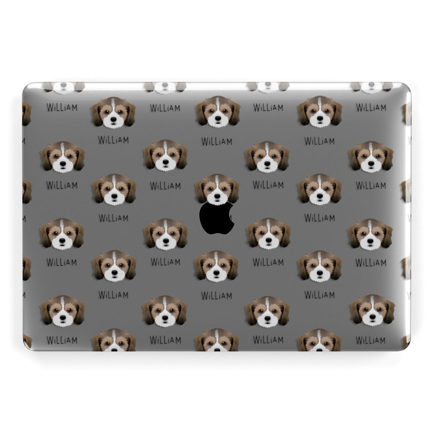 Cavachon Icon with Name Apple MacBook Case