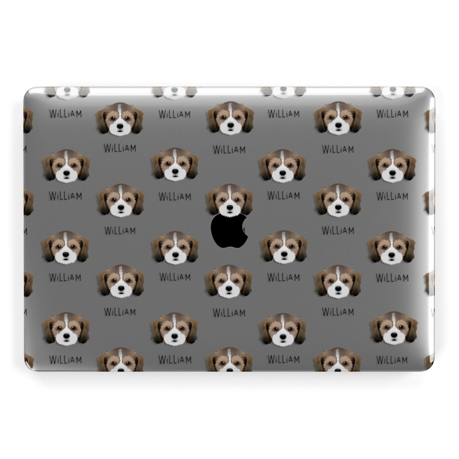 Cavachon Icon with Name Apple MacBook Case