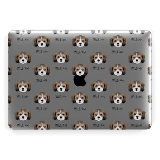Cavachon Icon with Name Apple MacBook Case