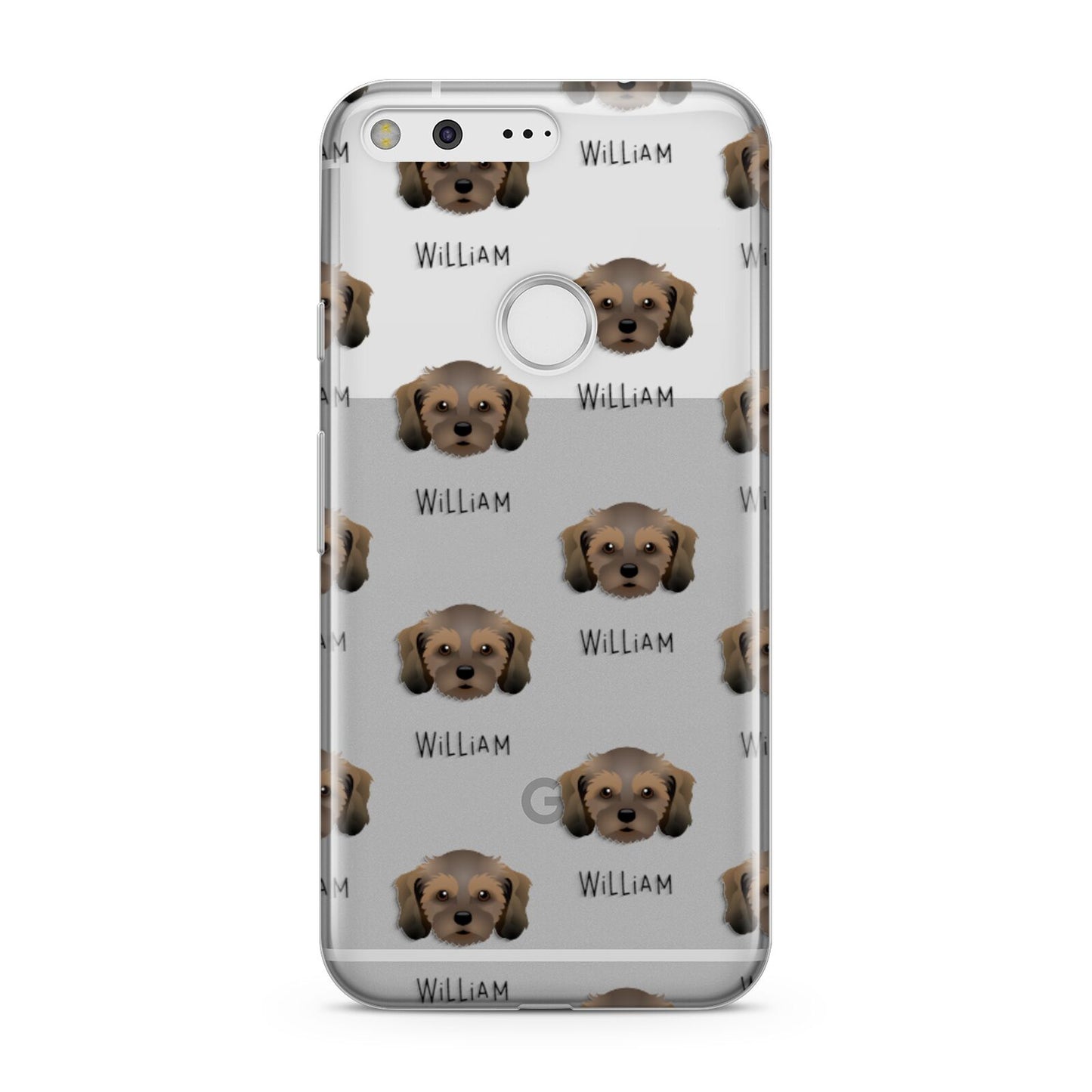 Cavachon Icon with Name Google Pixel Case