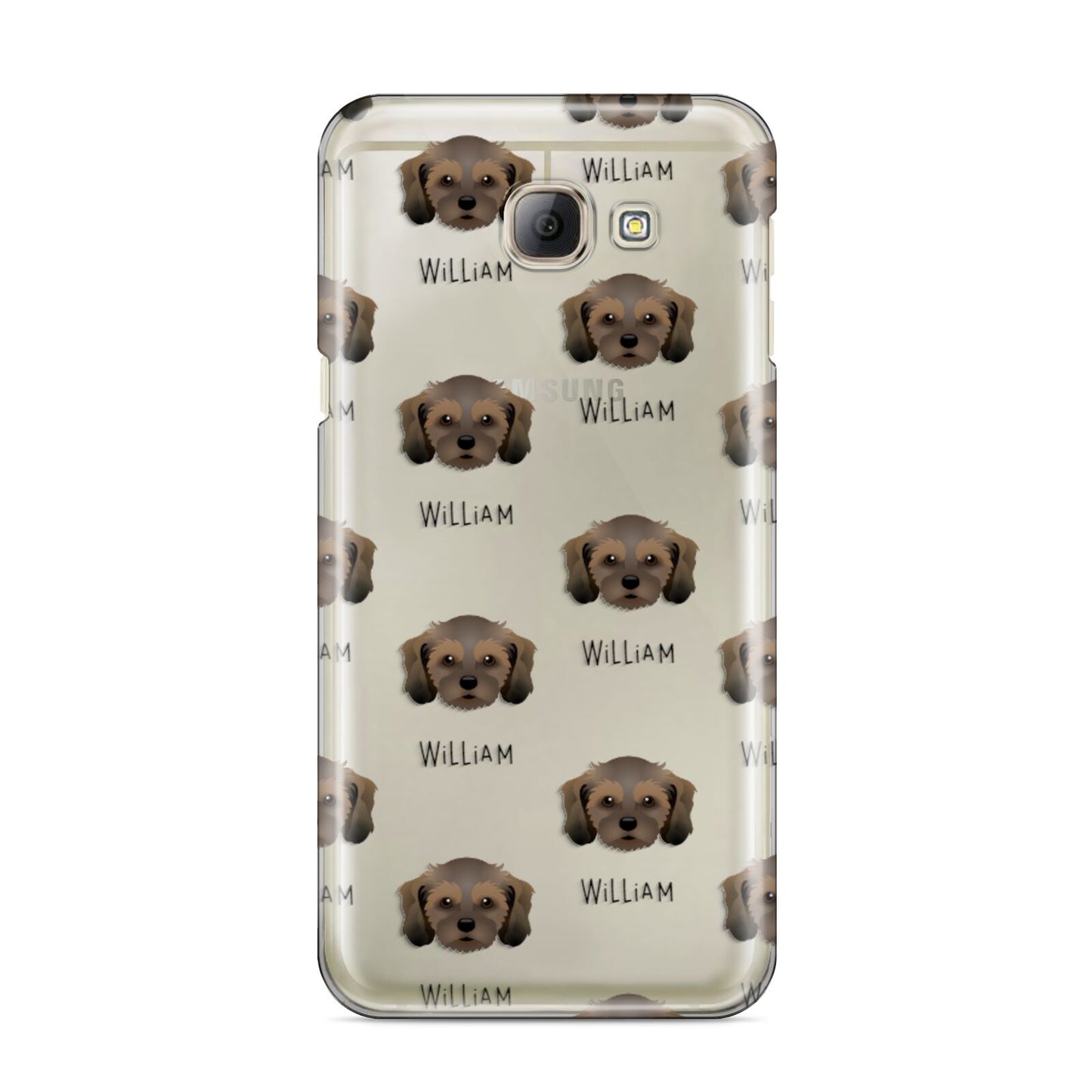 Cavachon Icon with Name Samsung Galaxy A8 2016 Case