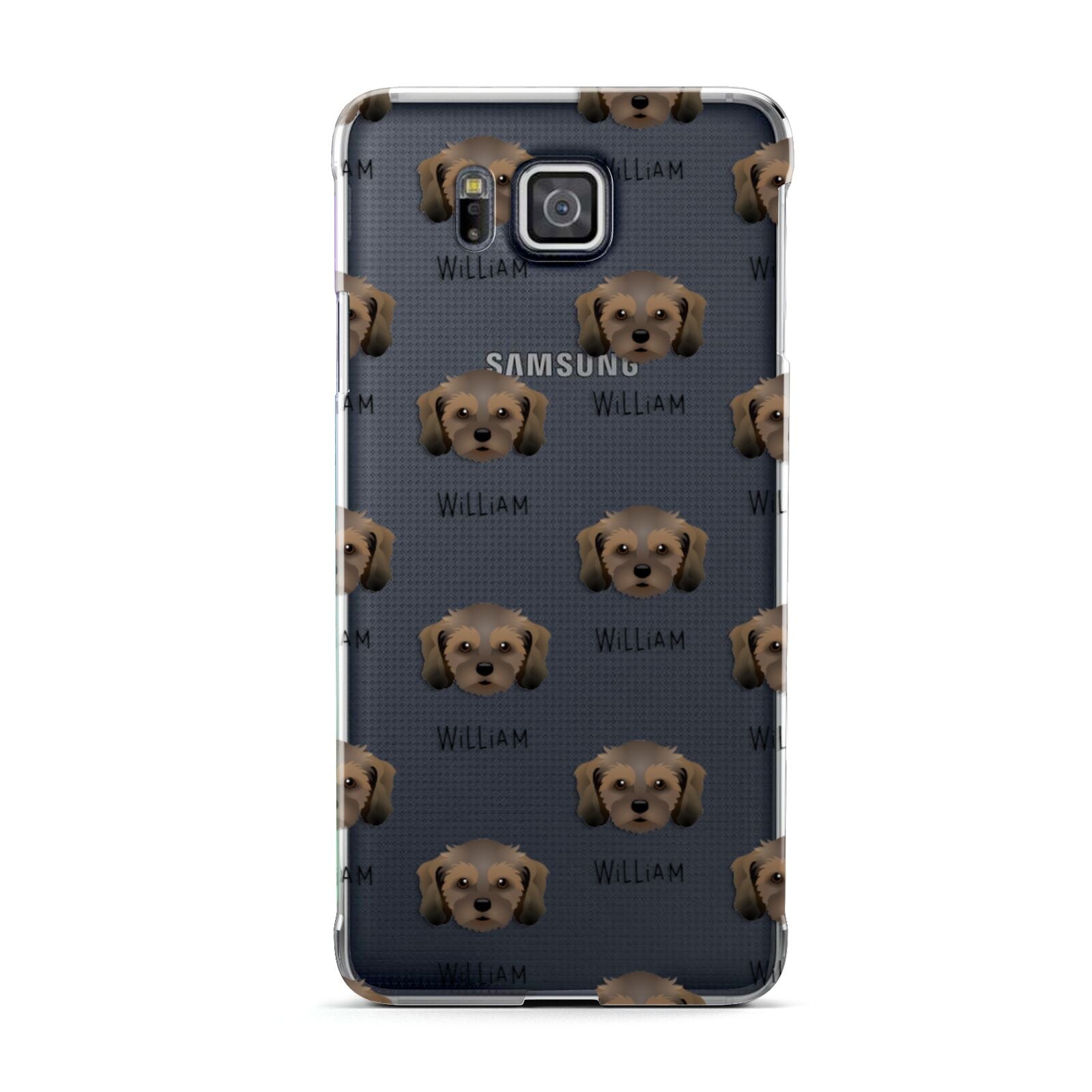 Cavachon Icon with Name Samsung Galaxy Alpha Case