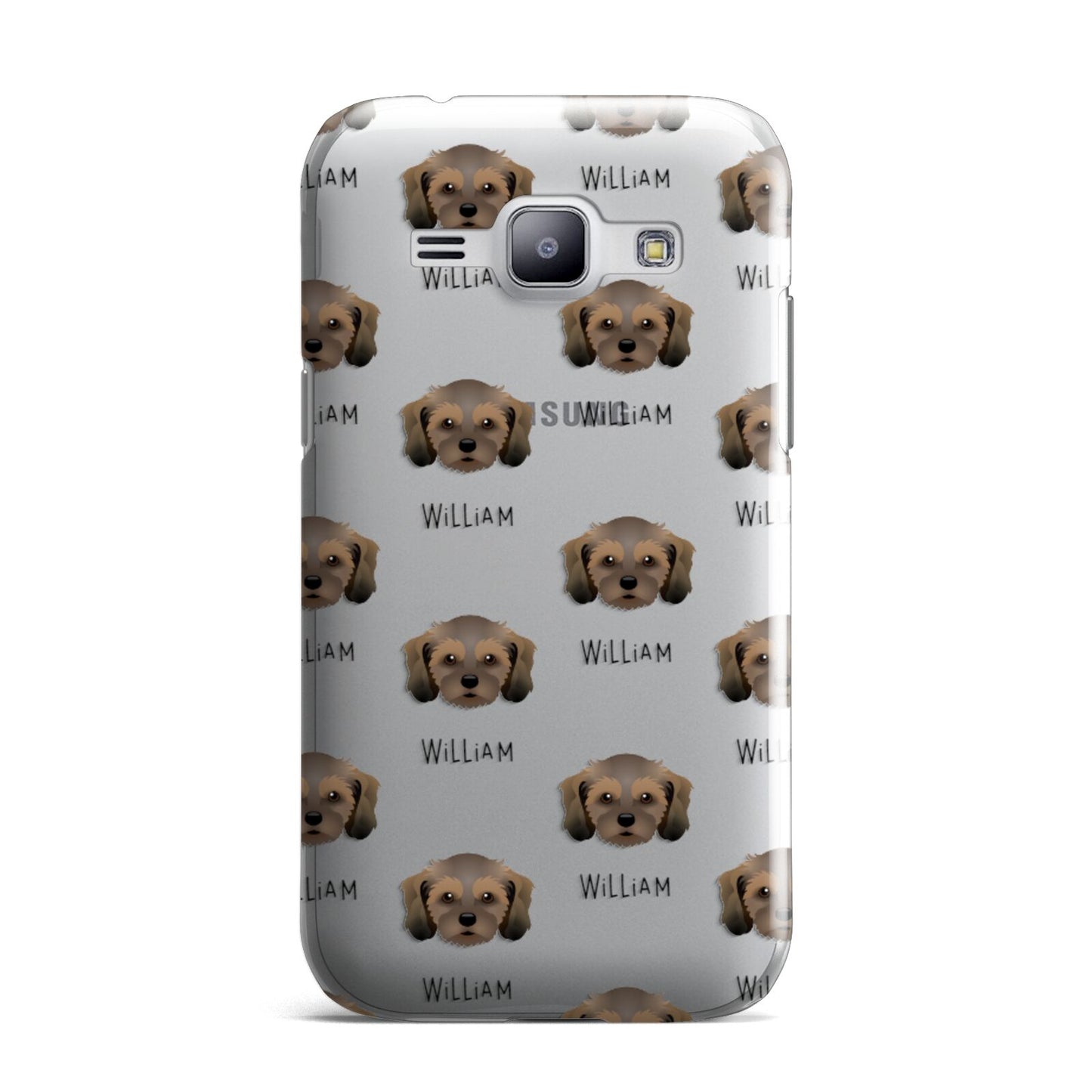 Cavachon Icon with Name Samsung Galaxy J1 2015 Case