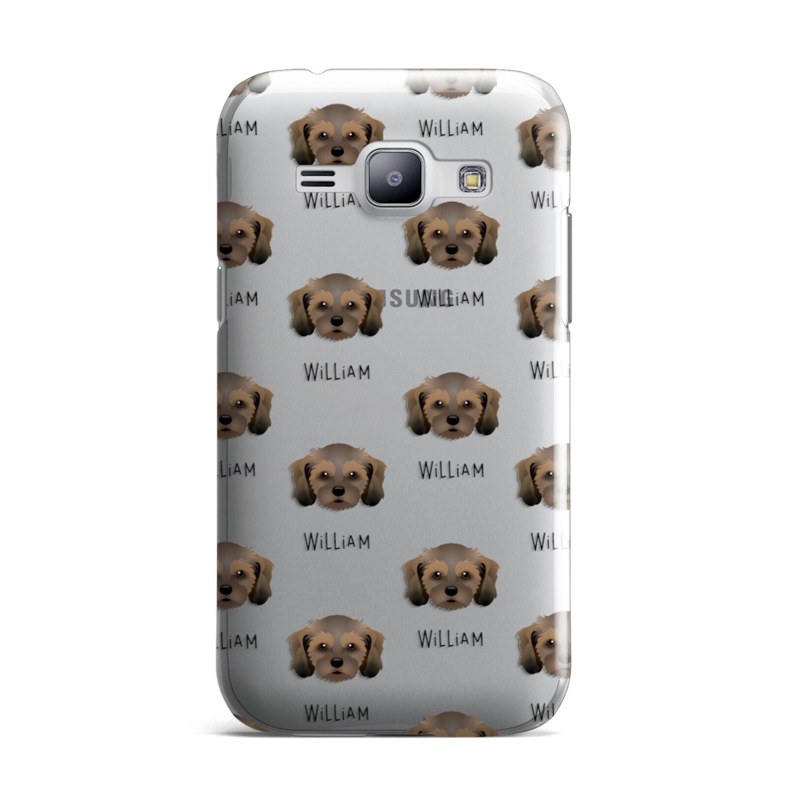 Cavachon Icon with Name Samsung Galaxy J1 2015 Case