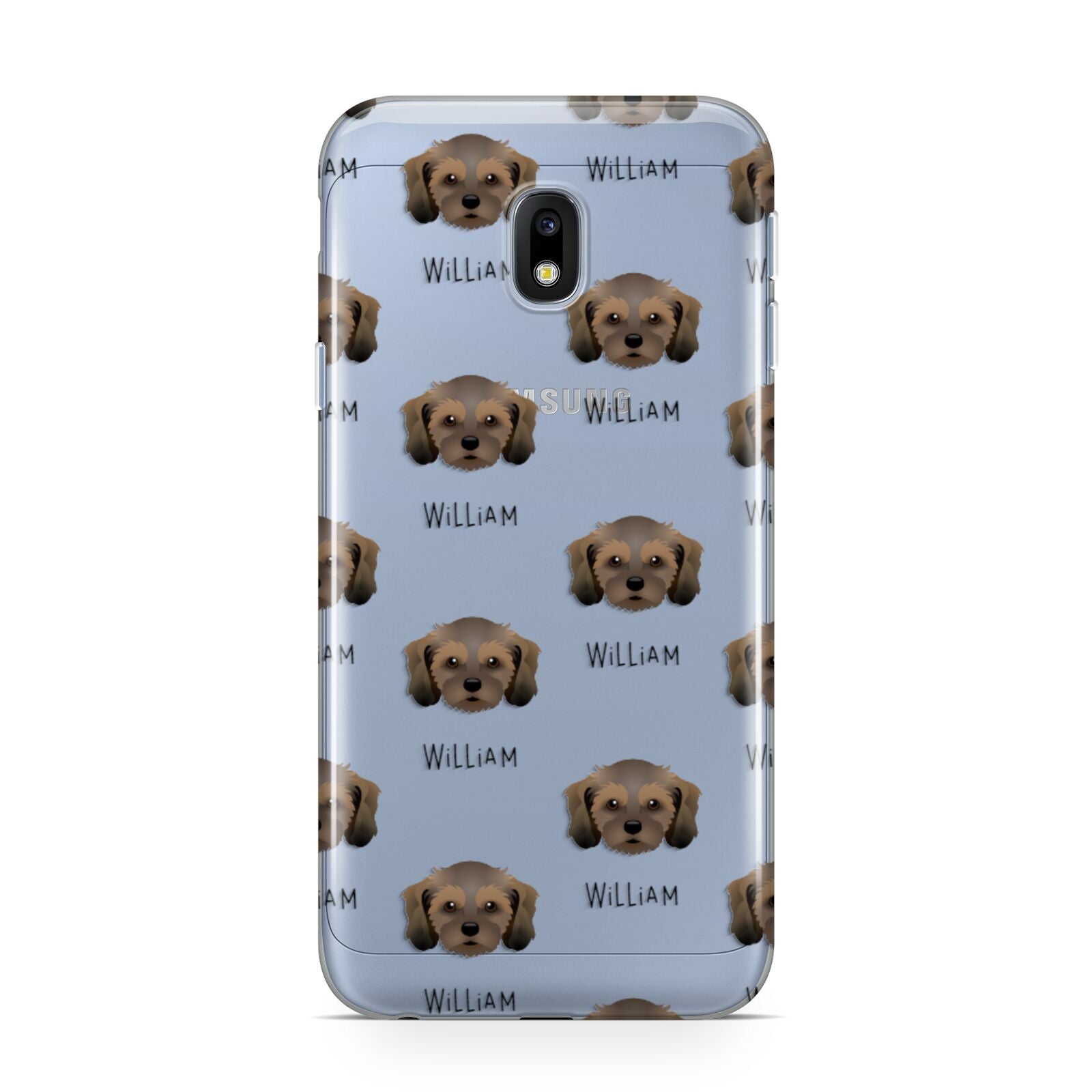Cavachon Icon with Name Samsung Galaxy J3 2017 Case