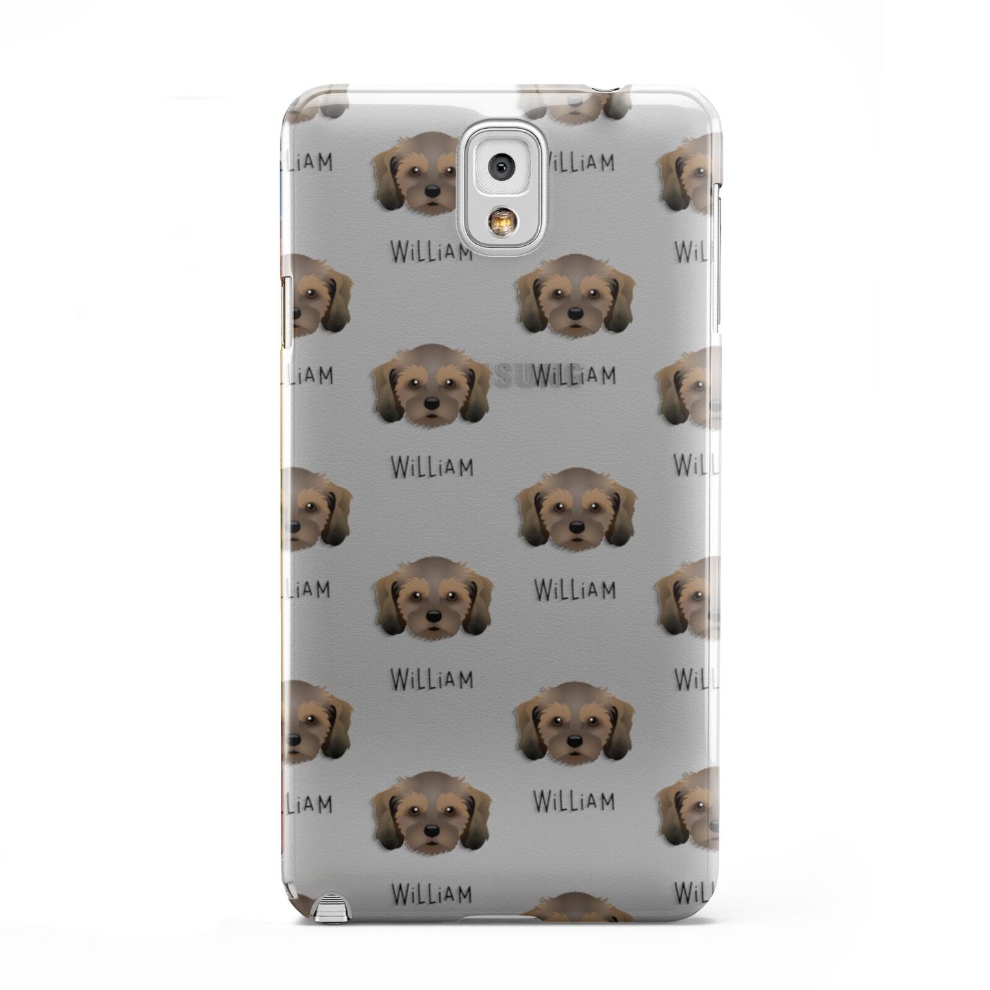 Cavachon Icon with Name Samsung Galaxy Note 3 Case