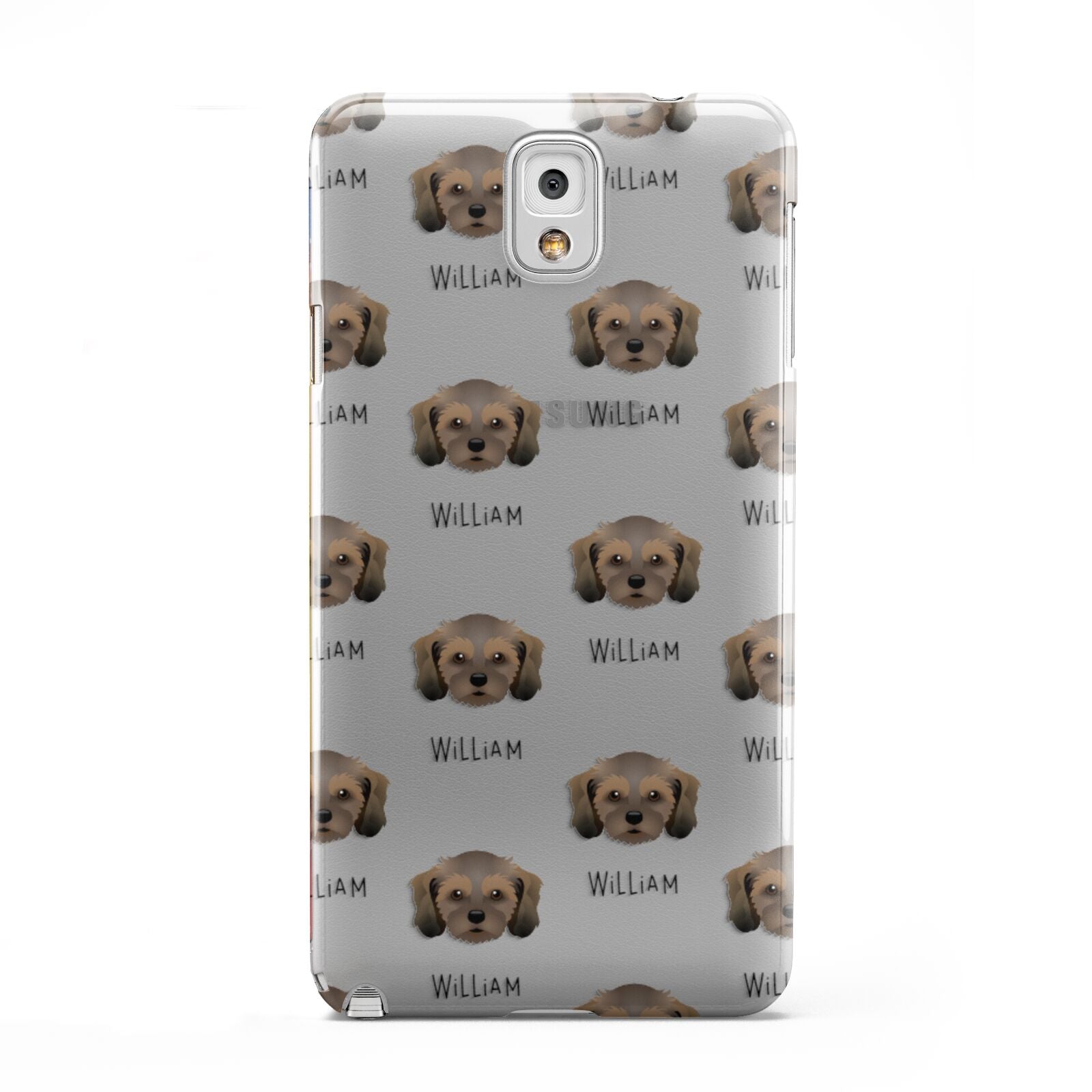 Cavachon Icon with Name Samsung Galaxy Note 3 Case