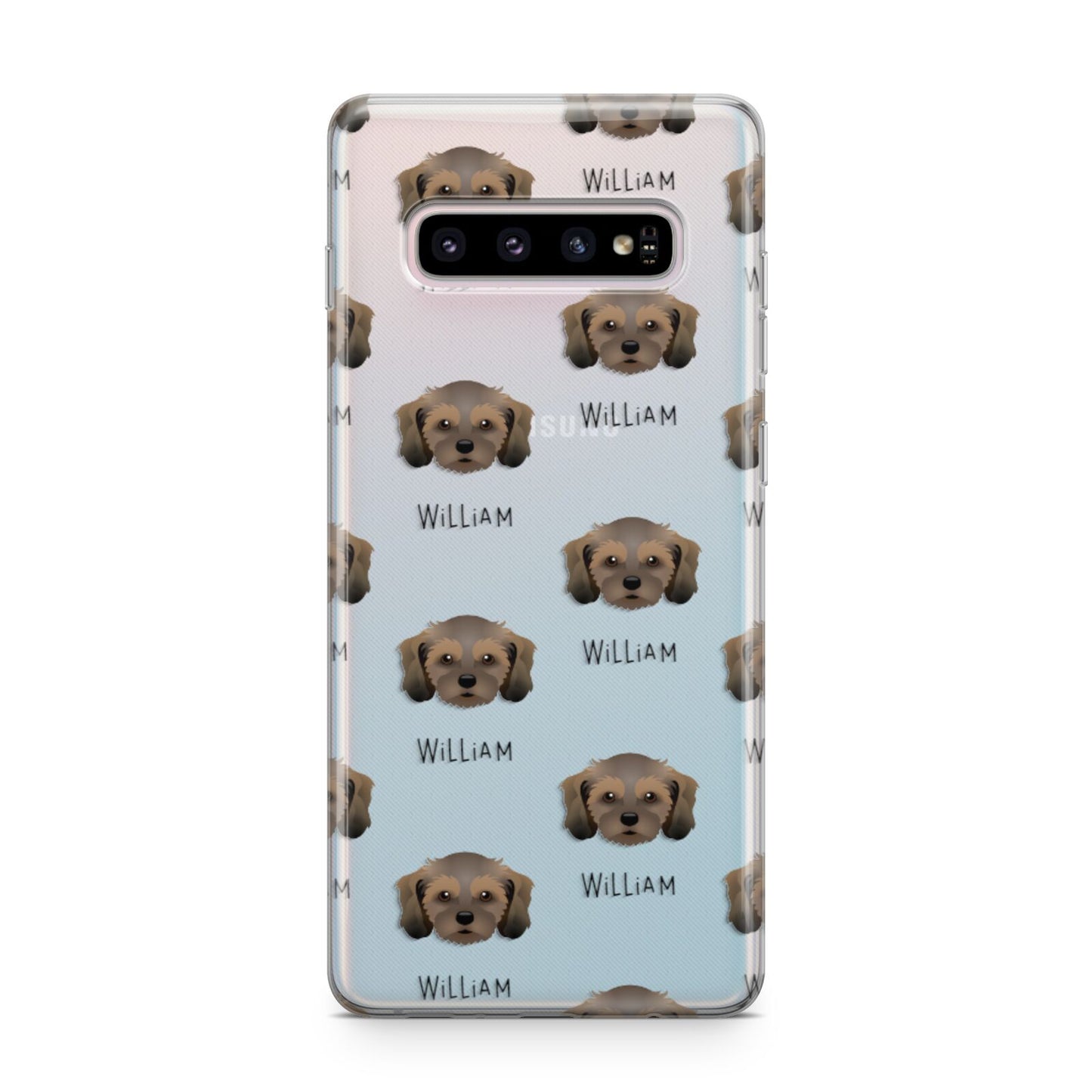 Cavachon Icon with Name Samsung Galaxy S10 Plus Case