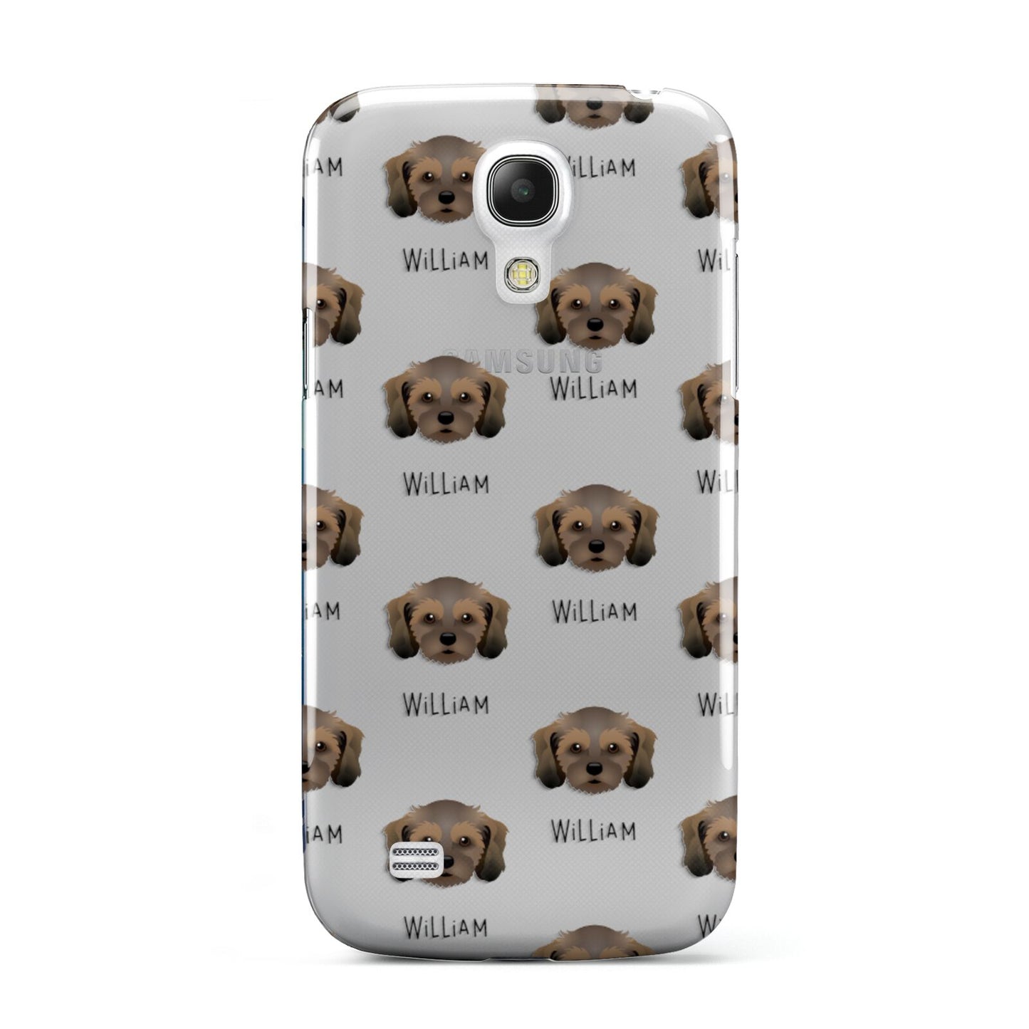 Cavachon Icon with Name Samsung Galaxy S4 Mini Case