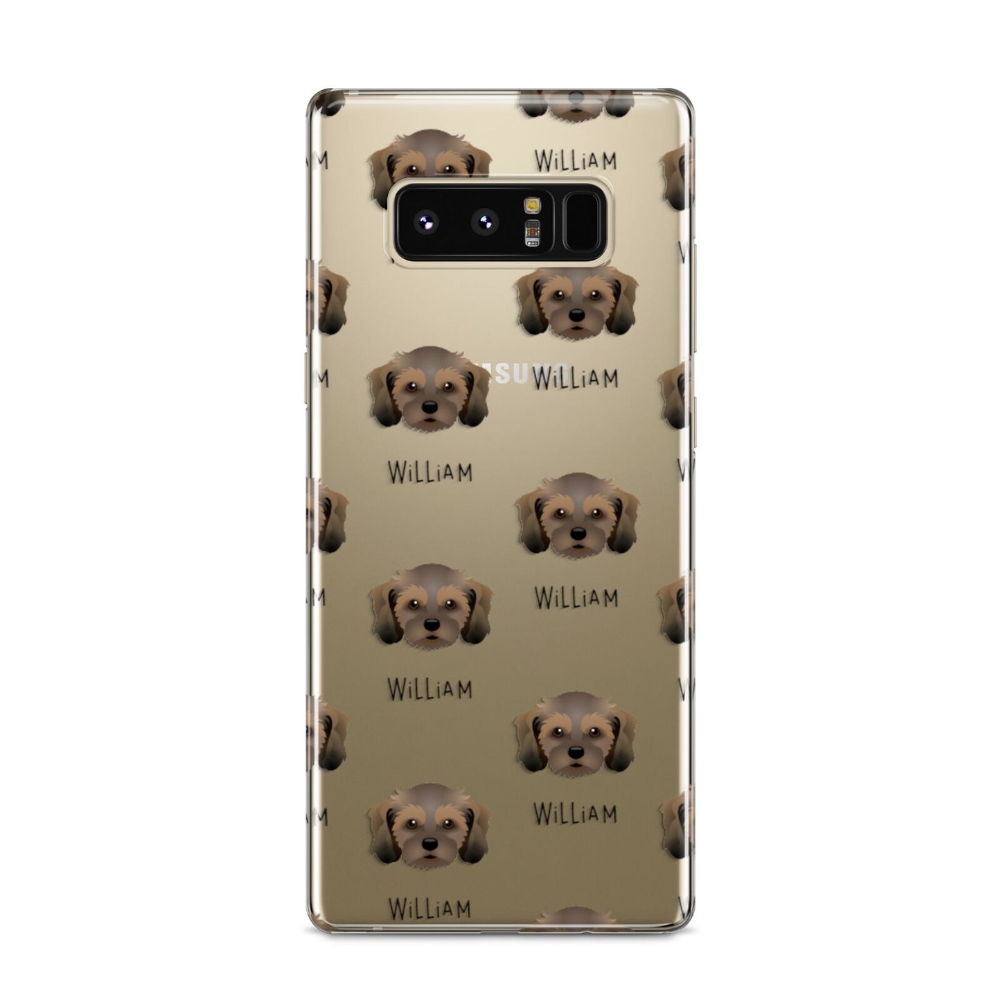 Cavachon Icon with Name Samsung Galaxy S8 Case