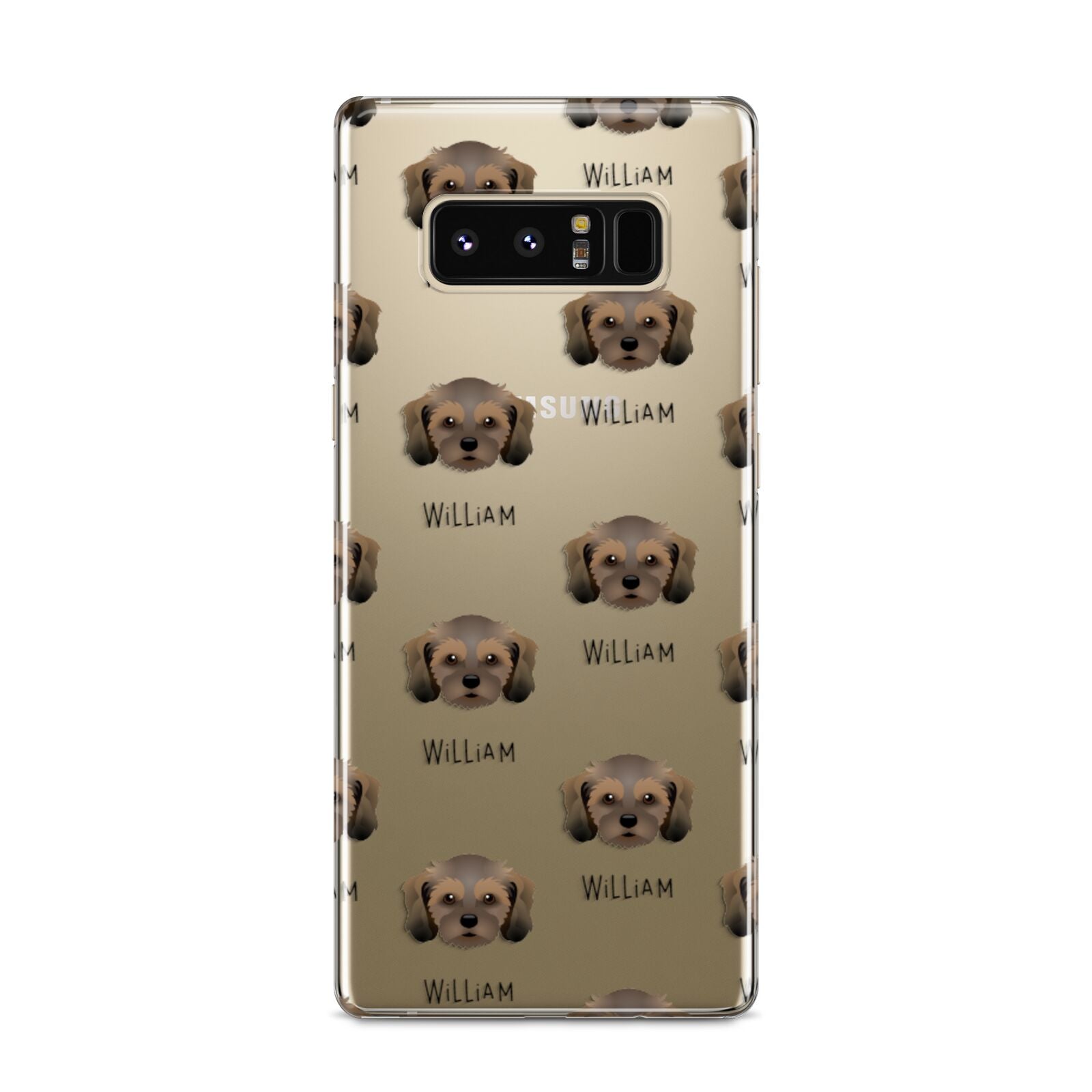 Cavachon Icon with Name Samsung Galaxy S8 Case