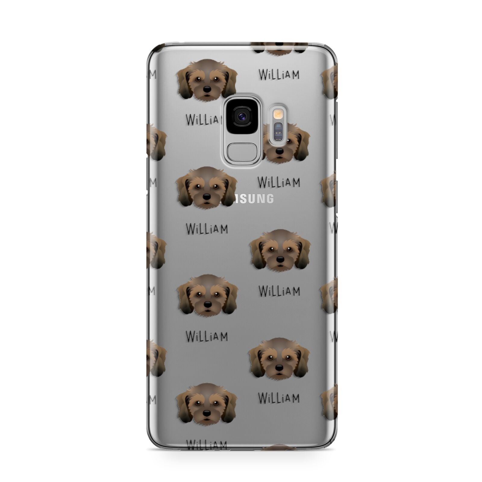 Cavachon Icon with Name Samsung Galaxy S9 Case