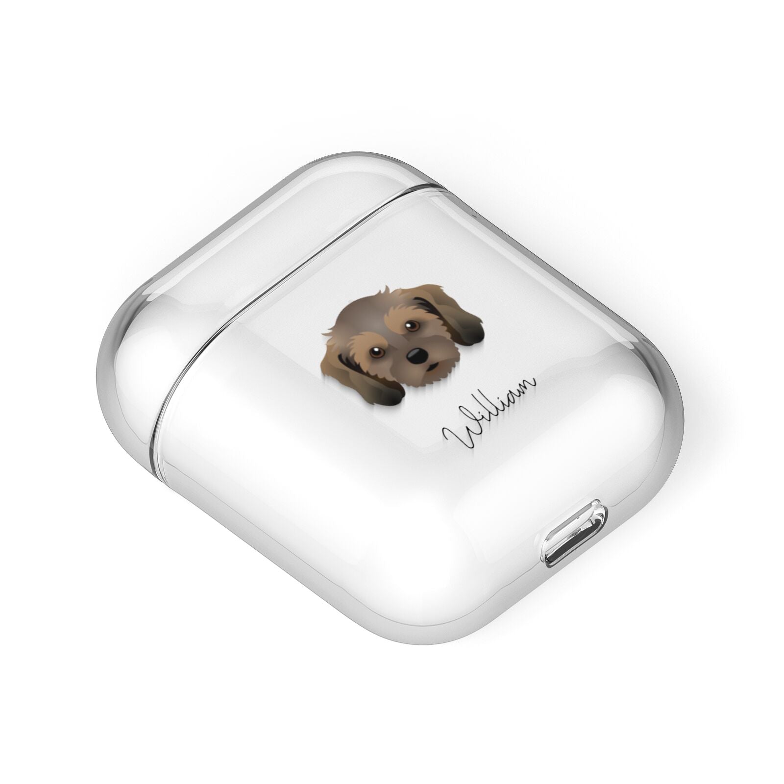 Cavachon Personalised AirPods Case Laid Flat