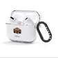 Cavachon Personalised AirPods Clear Case 3rd Gen Side Image