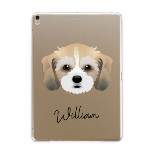 Cavachon Personalised Apple iPad Gold Case