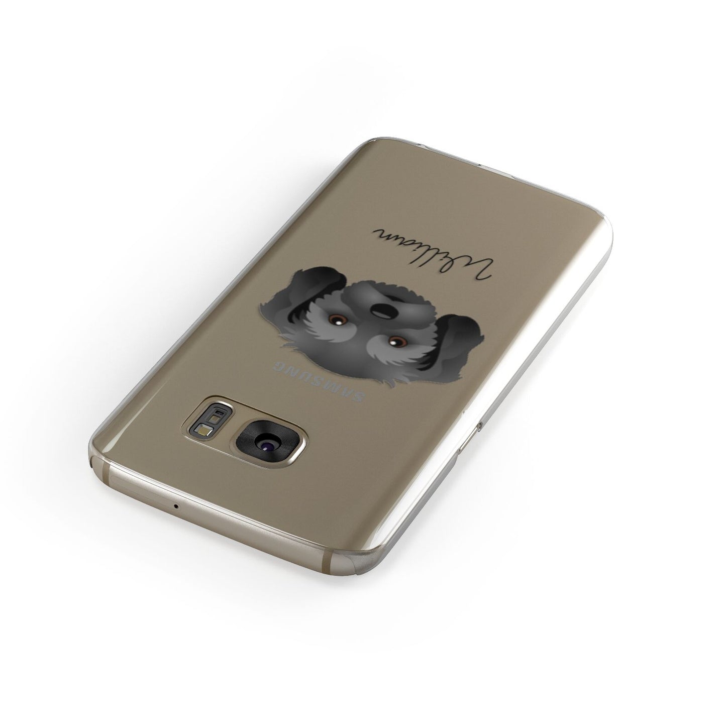 Cavachon Personalised Samsung Galaxy Case Front Close Up