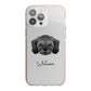 Cavachon Personalised iPhone 13 Pro Max TPU Impact Case with Pink Edges