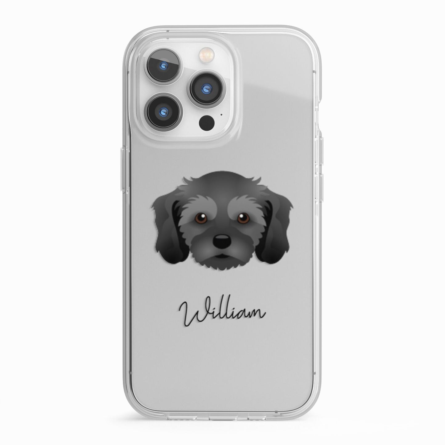 Cavachon Personalised iPhone 13 Pro TPU Impact Case with White Edges