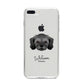 Cavachon Personalised iPhone 8 Plus Bumper Case on Silver iPhone