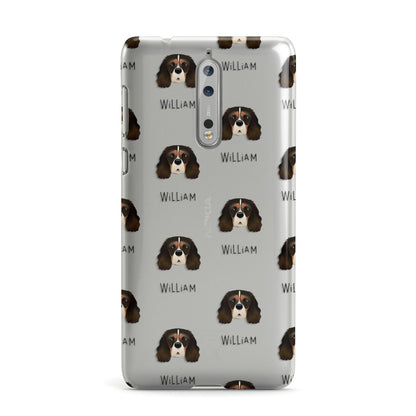 Cavalier King Charles Spaniel Icon with Name Nokia Case