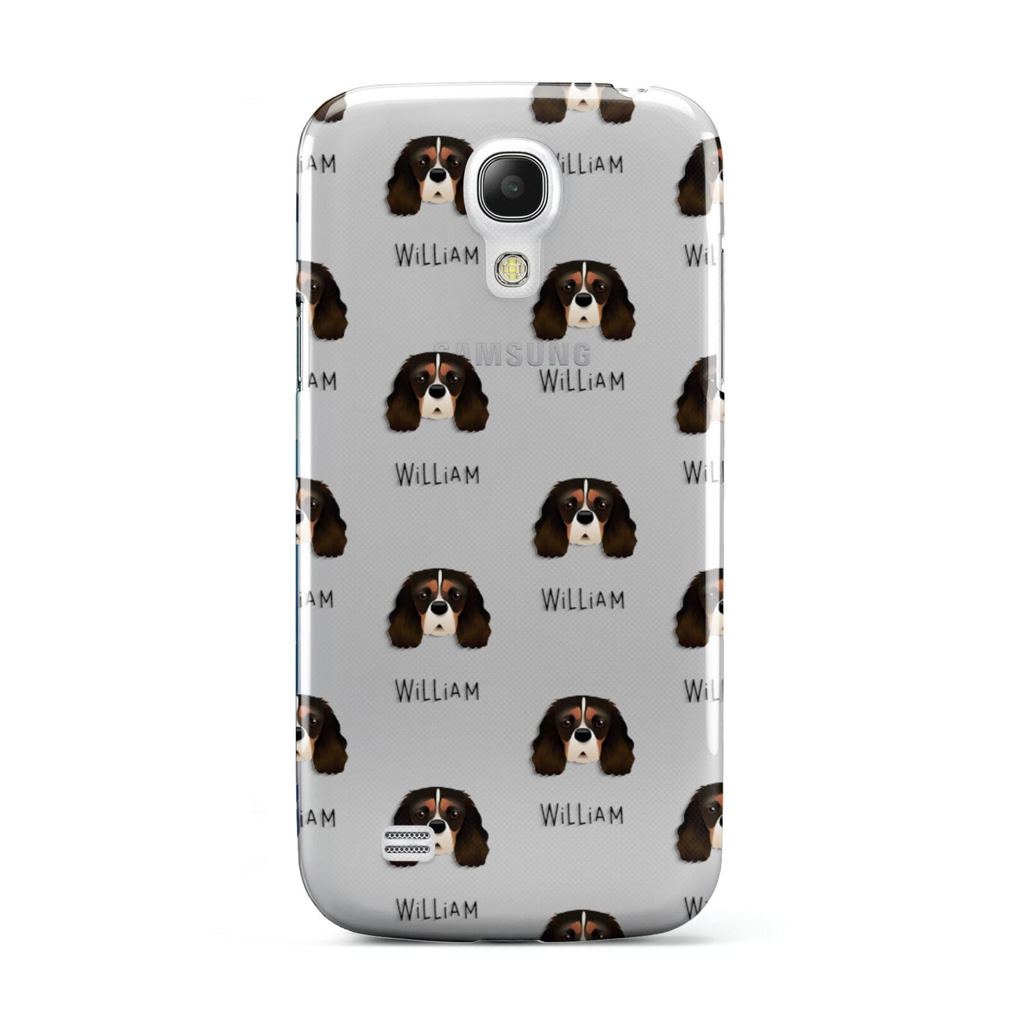 Cavalier King Charles Spaniel Icon with Name Samsung Galaxy S4 Mini Case