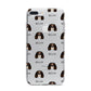 Cavalier King Charles Spaniel Icon with Name iPhone 7 Plus Bumper Case on Silver iPhone