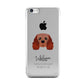 Cavalier King Charles Spaniel Personalised Apple iPhone 5c Case