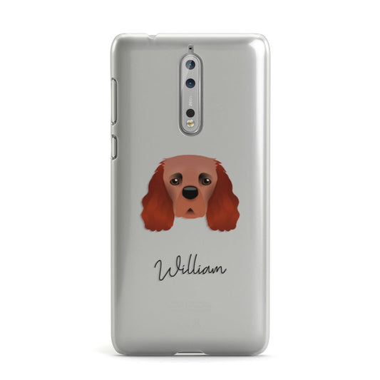 Cavalier King Charles Spaniel Personalised Nokia Case