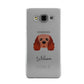 Cavalier King Charles Spaniel Personalised Samsung Galaxy A3 Case