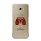 Cavalier King Charles Spaniel Personalised Samsung Galaxy A5 2017 Case on gold phone
