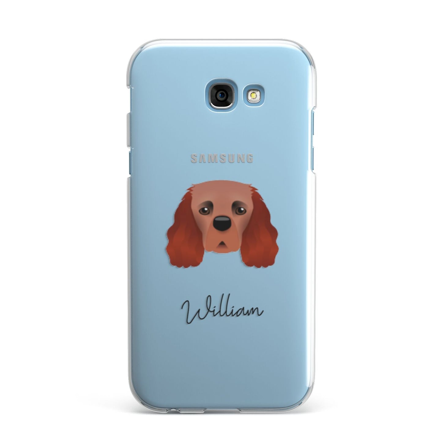 Cavalier King Charles Spaniel Personalised Samsung Galaxy A7 2017 Case