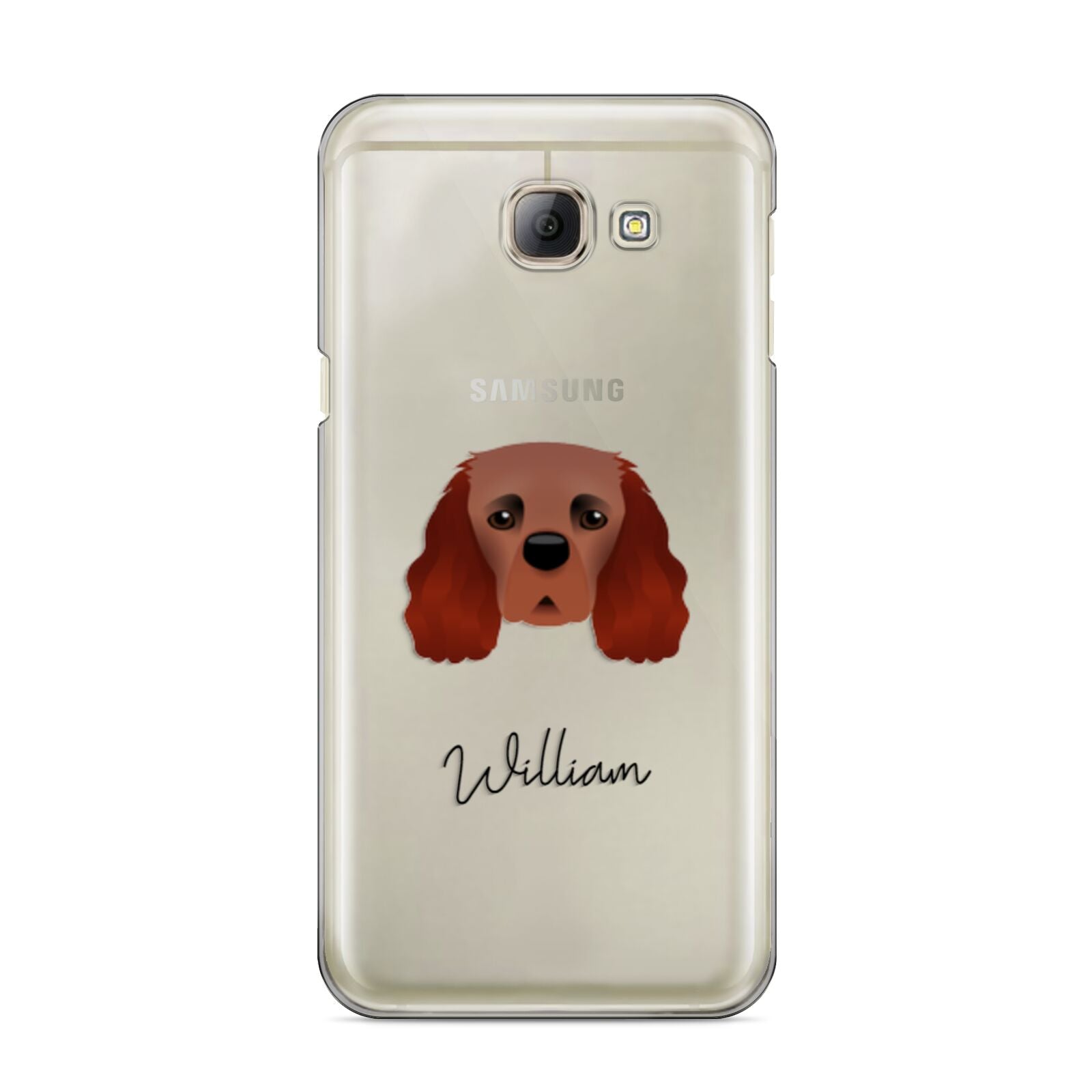 Cavalier King Charles Spaniel Personalised Samsung Galaxy A8 2016 Case
