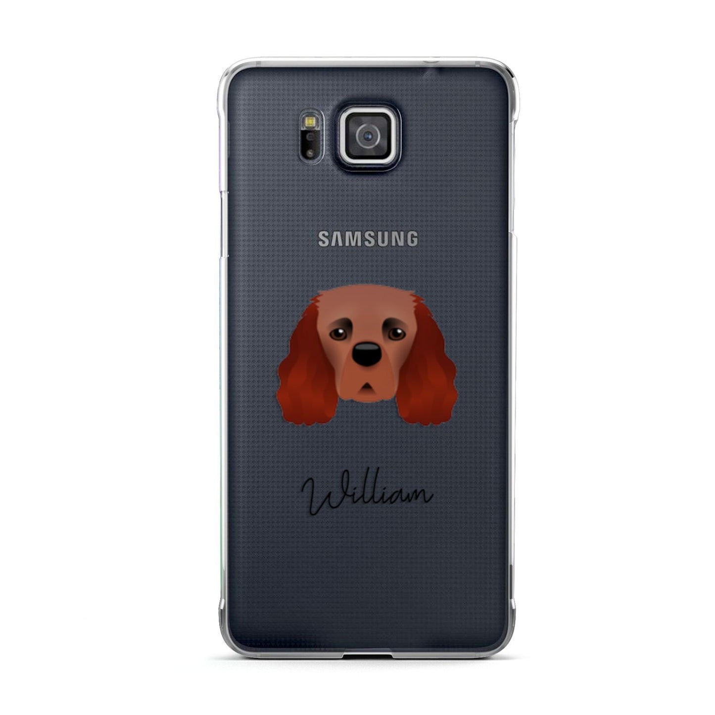 Cavalier King Charles Spaniel Personalised Samsung Galaxy Alpha Case