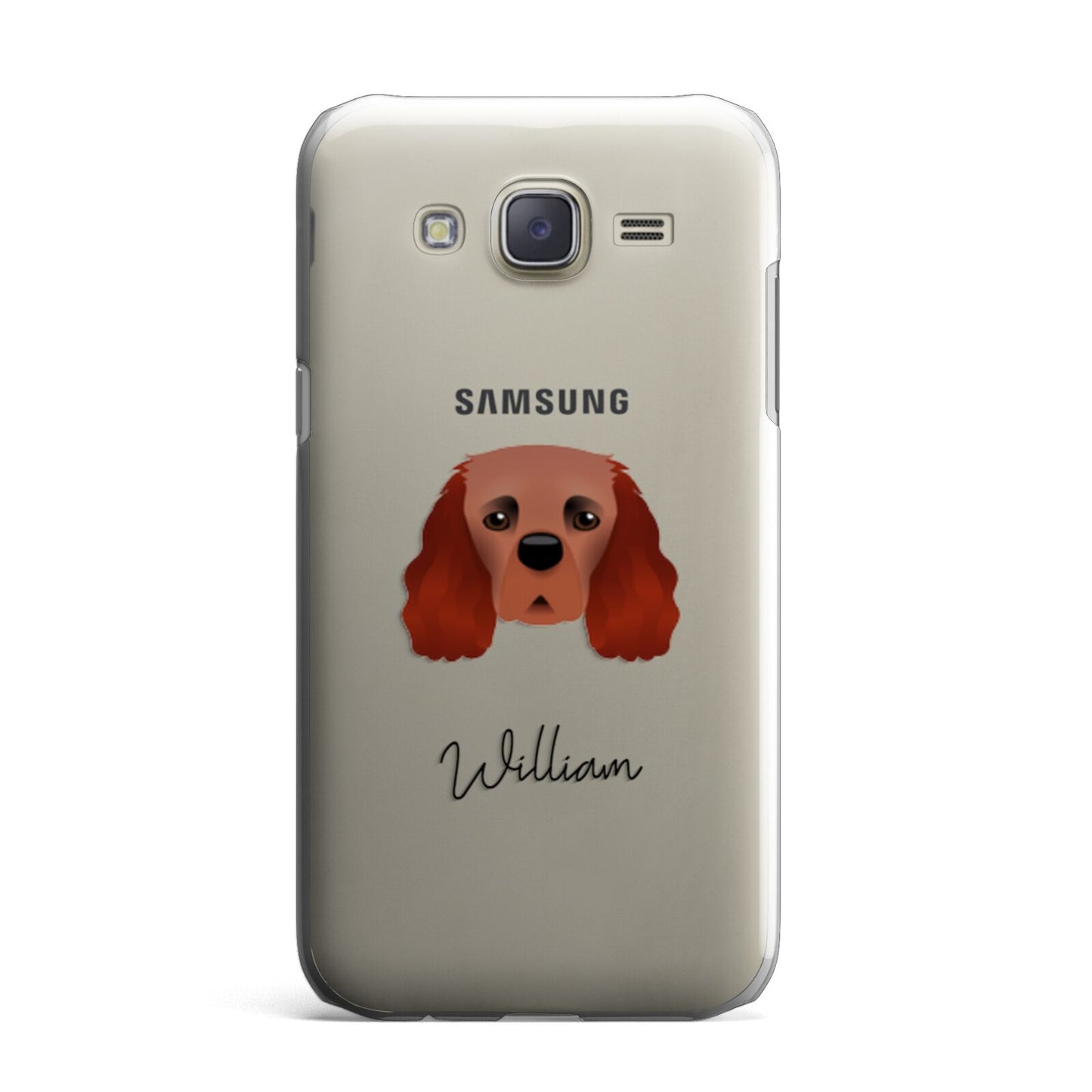 Cavalier King Charles Spaniel Personalised Samsung Galaxy J7 Case