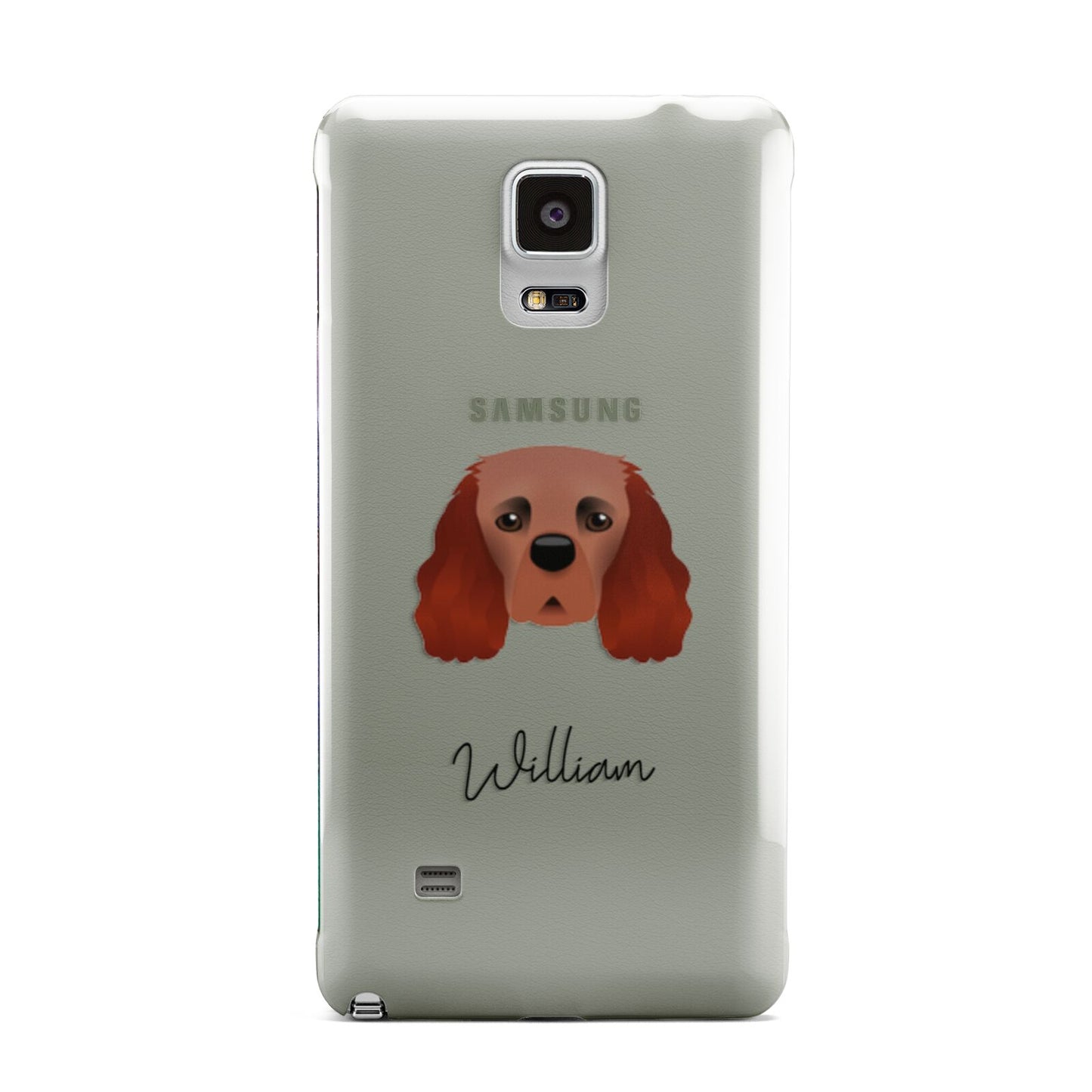 Cavalier King Charles Spaniel Personalised Samsung Galaxy Note 4 Case