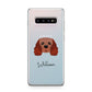 Cavalier King Charles Spaniel Personalised Samsung Galaxy S10 Plus Case