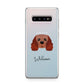 Cavalier King Charles Spaniel Personalised Samsung Galaxy S10 Plus Case