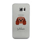 Cavalier King Charles Spaniel Personalised Samsung Galaxy S6 Edge Case