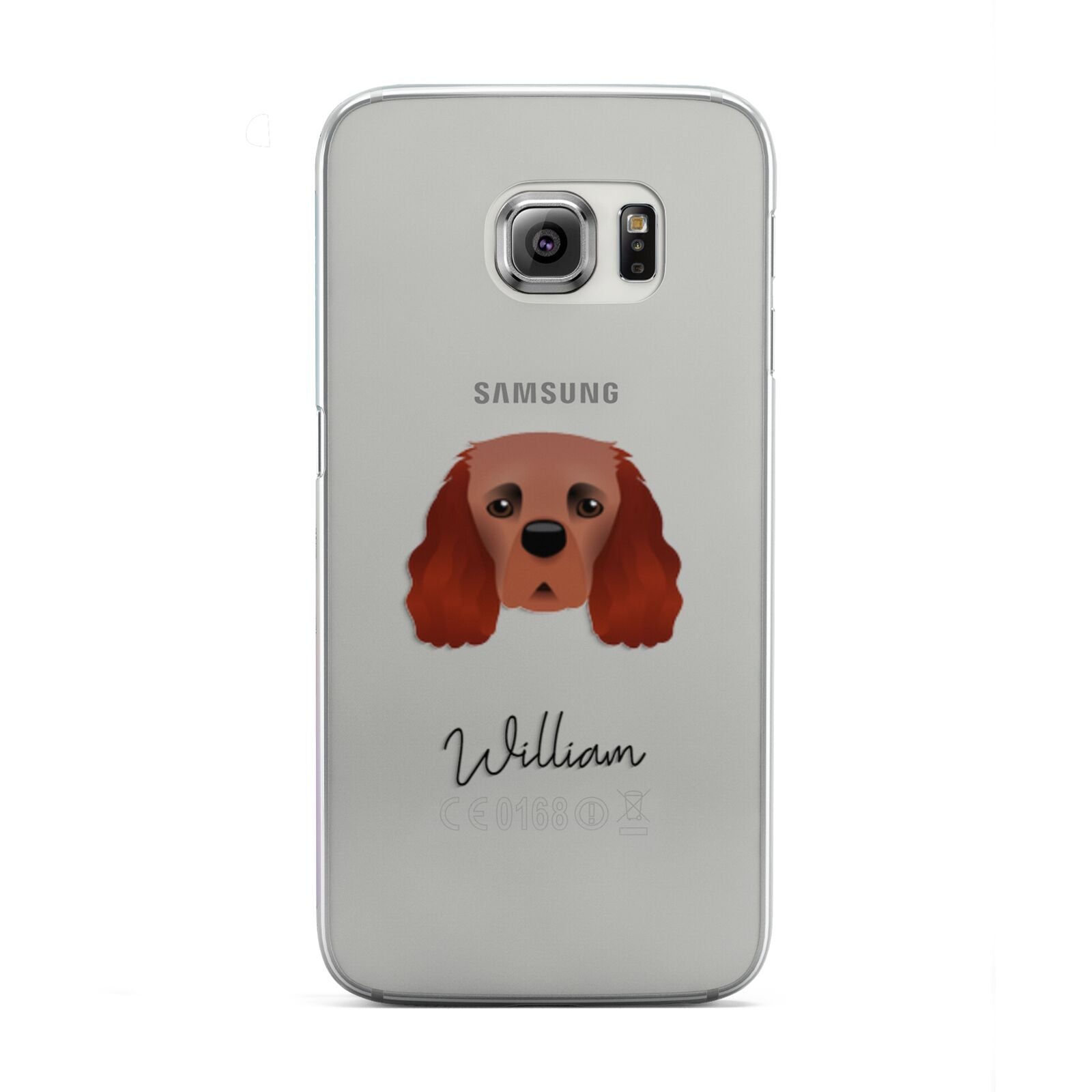 Cavalier King Charles Spaniel Personalised Samsung Galaxy S6 Edge Case