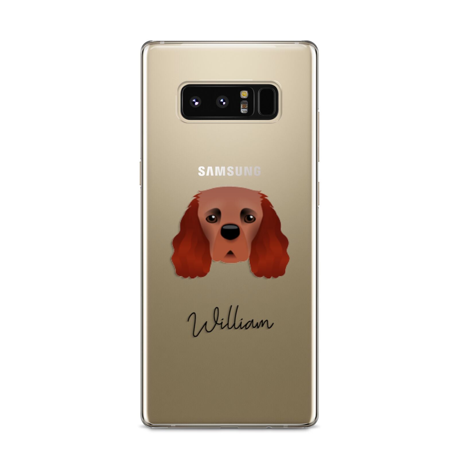 Cavalier King Charles Spaniel Personalised Samsung Galaxy S8 Case