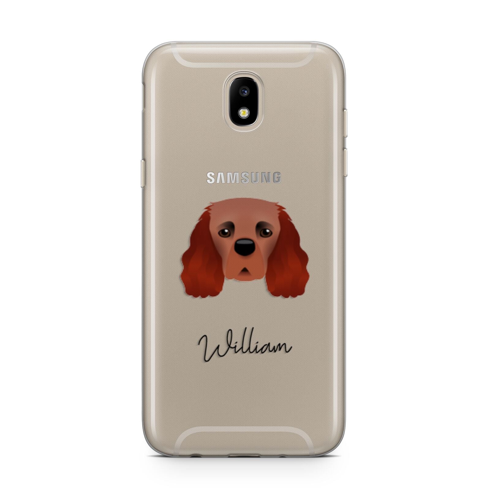 Cavalier King Charles Spaniel Personalised Samsung J5 2017 Case