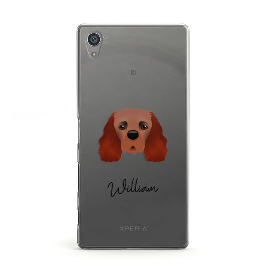 Cavalier King Charles Spaniel Personalised Sony Xperia Case