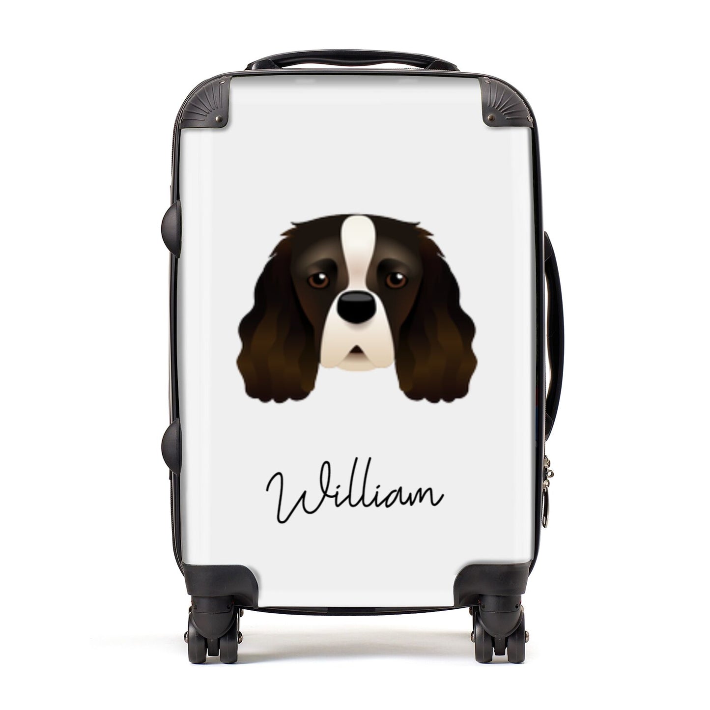 Cavalier King Charles Spaniel Personalised Suitcase