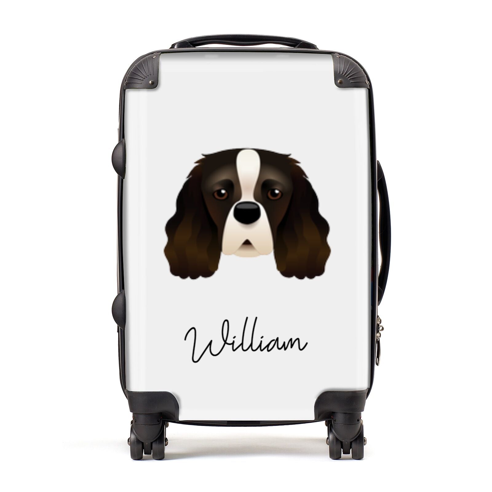 Cavalier King Charles Spaniel Personalised Suitcase