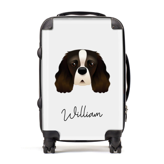 Cavalier King Charles Spaniel Personalised Suitcase