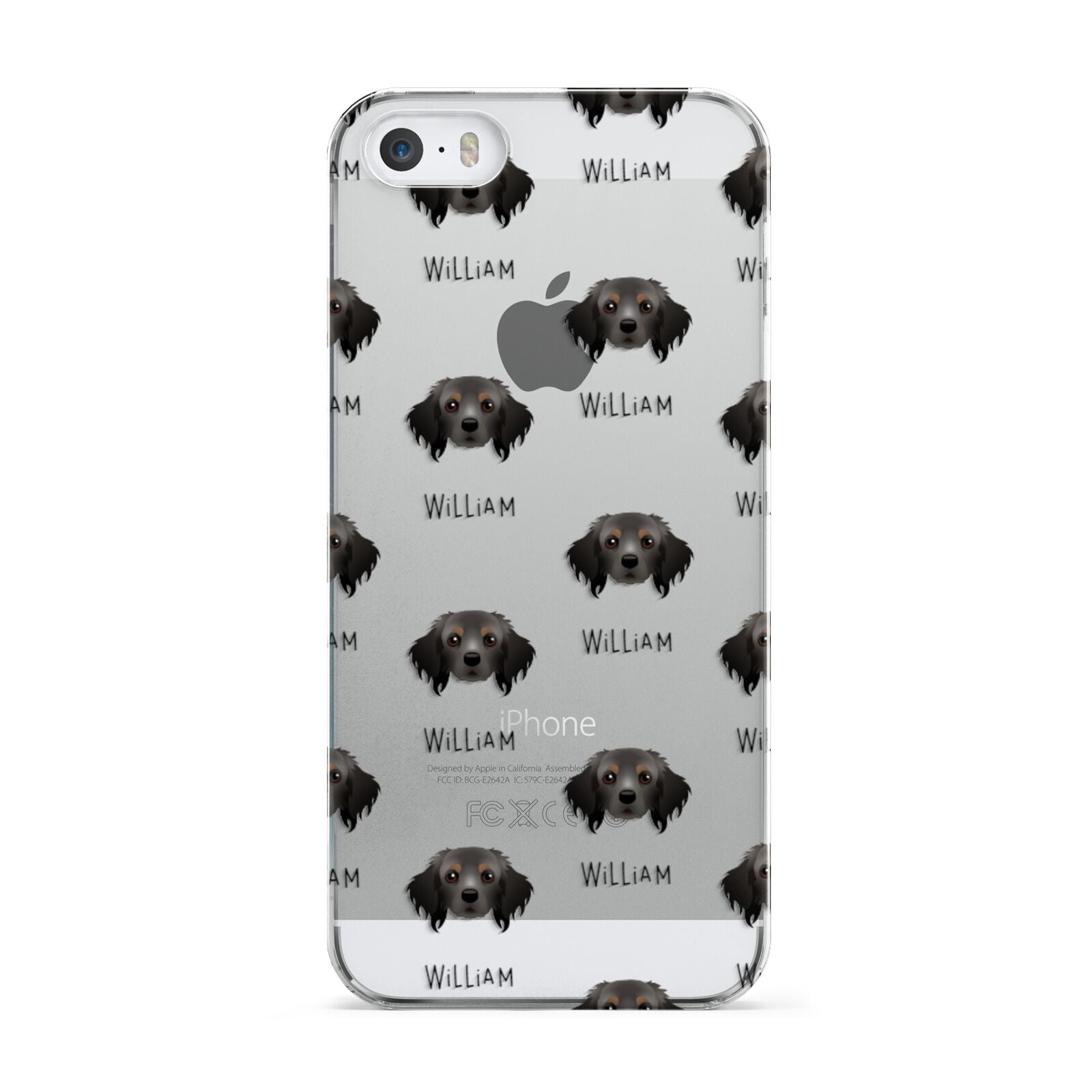 Cavapom Icon with Name Apple iPhone 5 Case