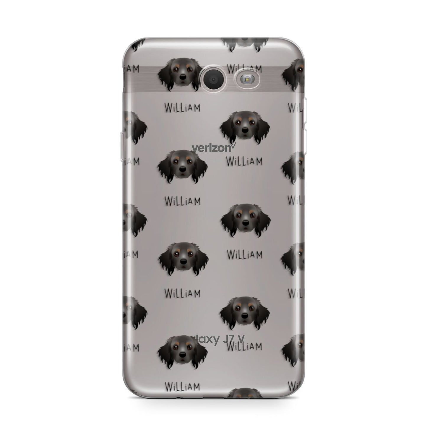 Cavapom Icon with Name Samsung Galaxy J7 2017 Case