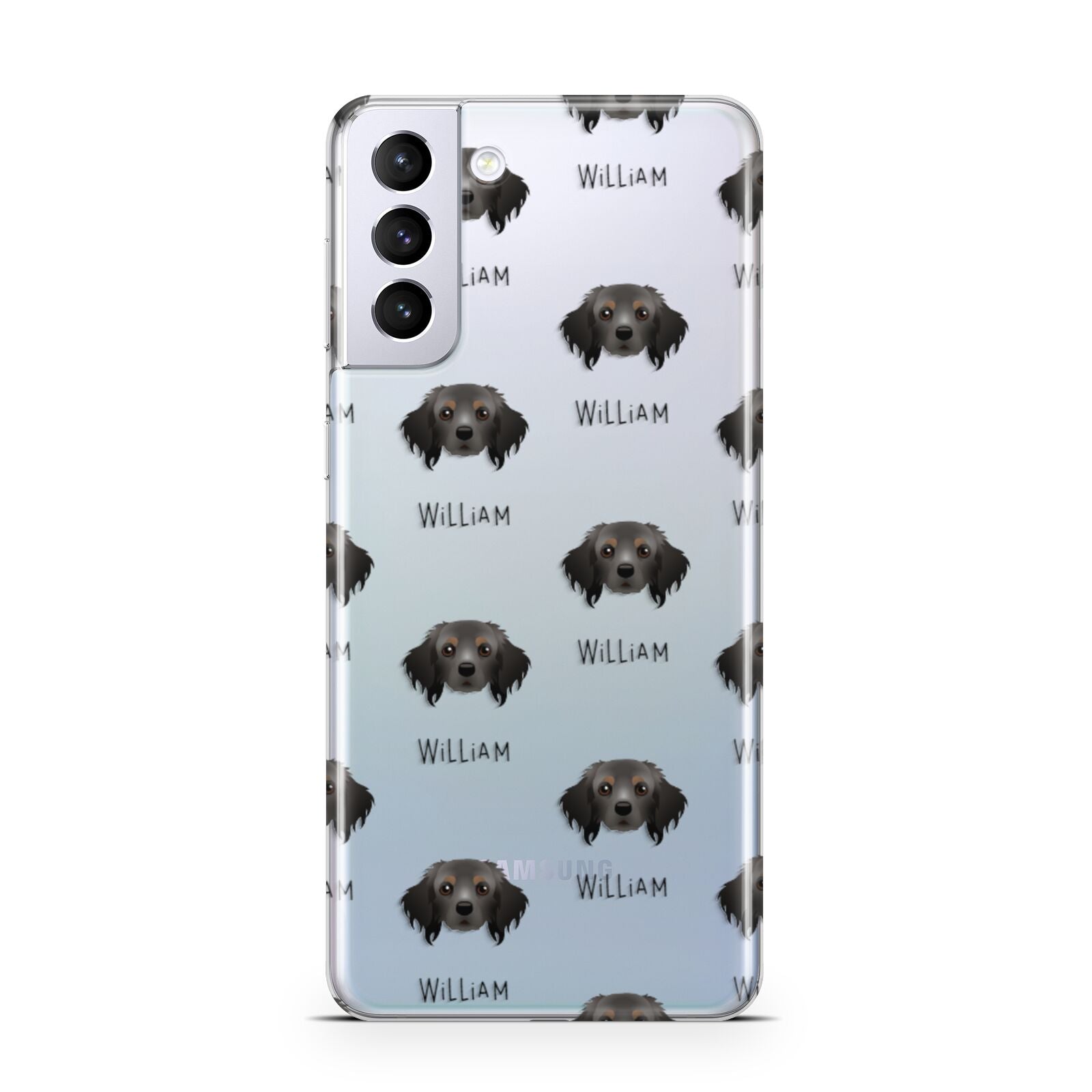 Cavapom Icon with Name Samsung S21 Plus Phone Case